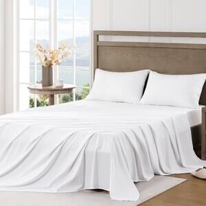 4 PC Queen Sheet Set - Ultra Soft Sheets - Brushed Microfiber